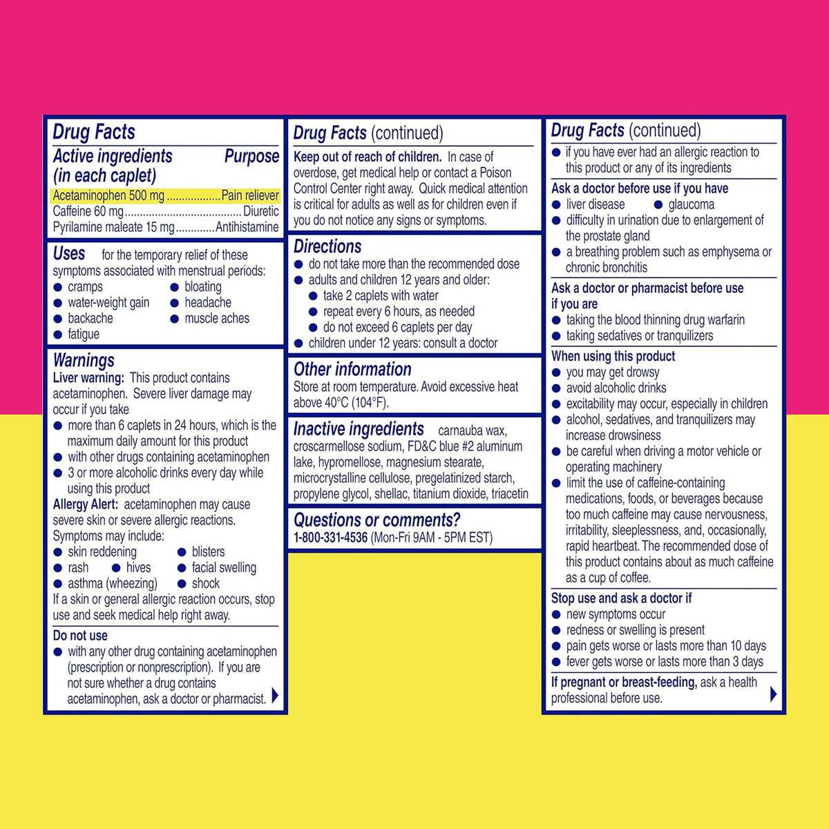 Midol Complete Menstrual Pain Relief Caplets, 40 Count - Provides Cramp, Headache, and Bloating Relief Midol buy supplements Au