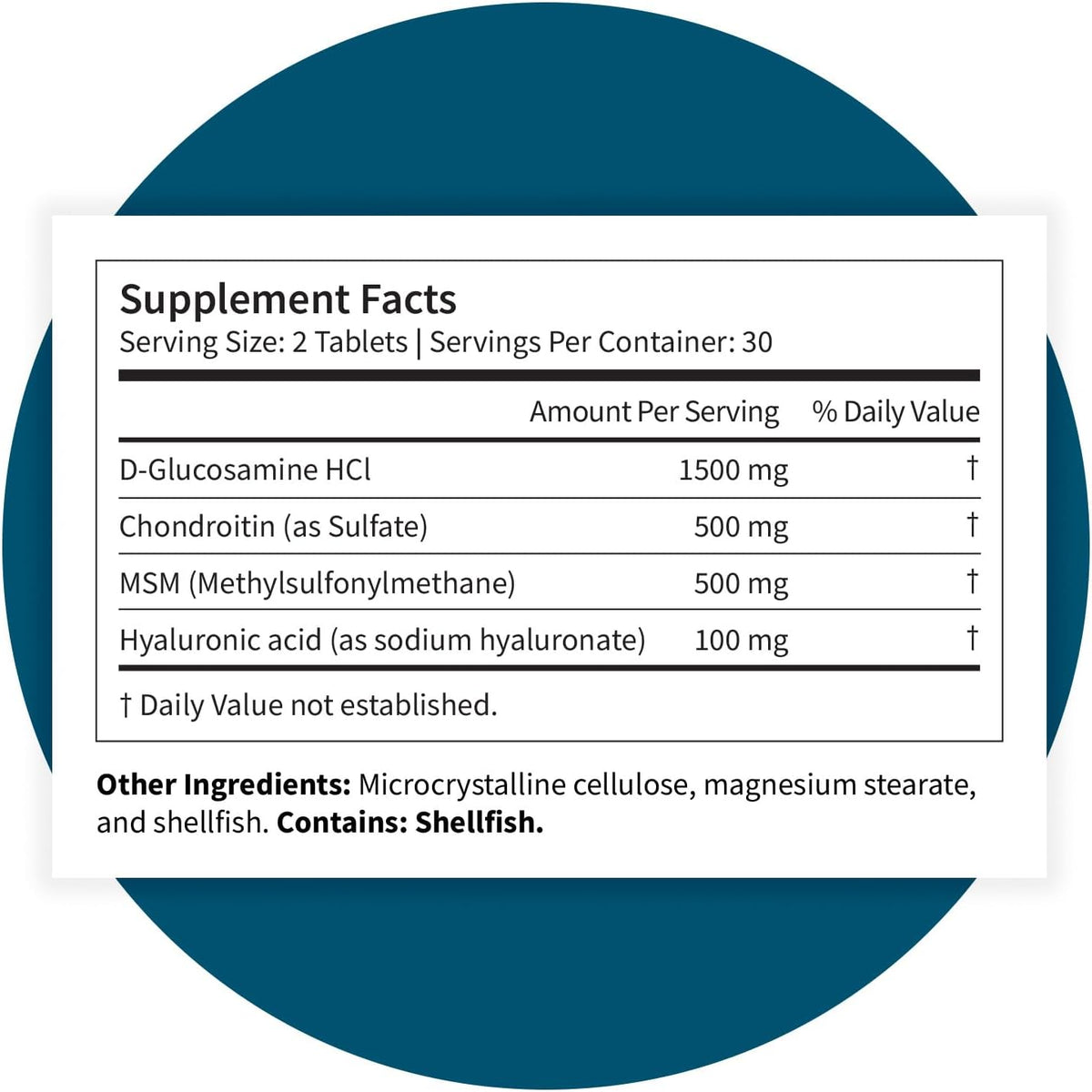 Pattern Wellness Glucosamine Chondroitin Complex with MSM & Hyaluronic Acid – Supports Joint, Cartilage & Flexibility Health – 60 Tablets - PrimeBioHealth - canada supplements