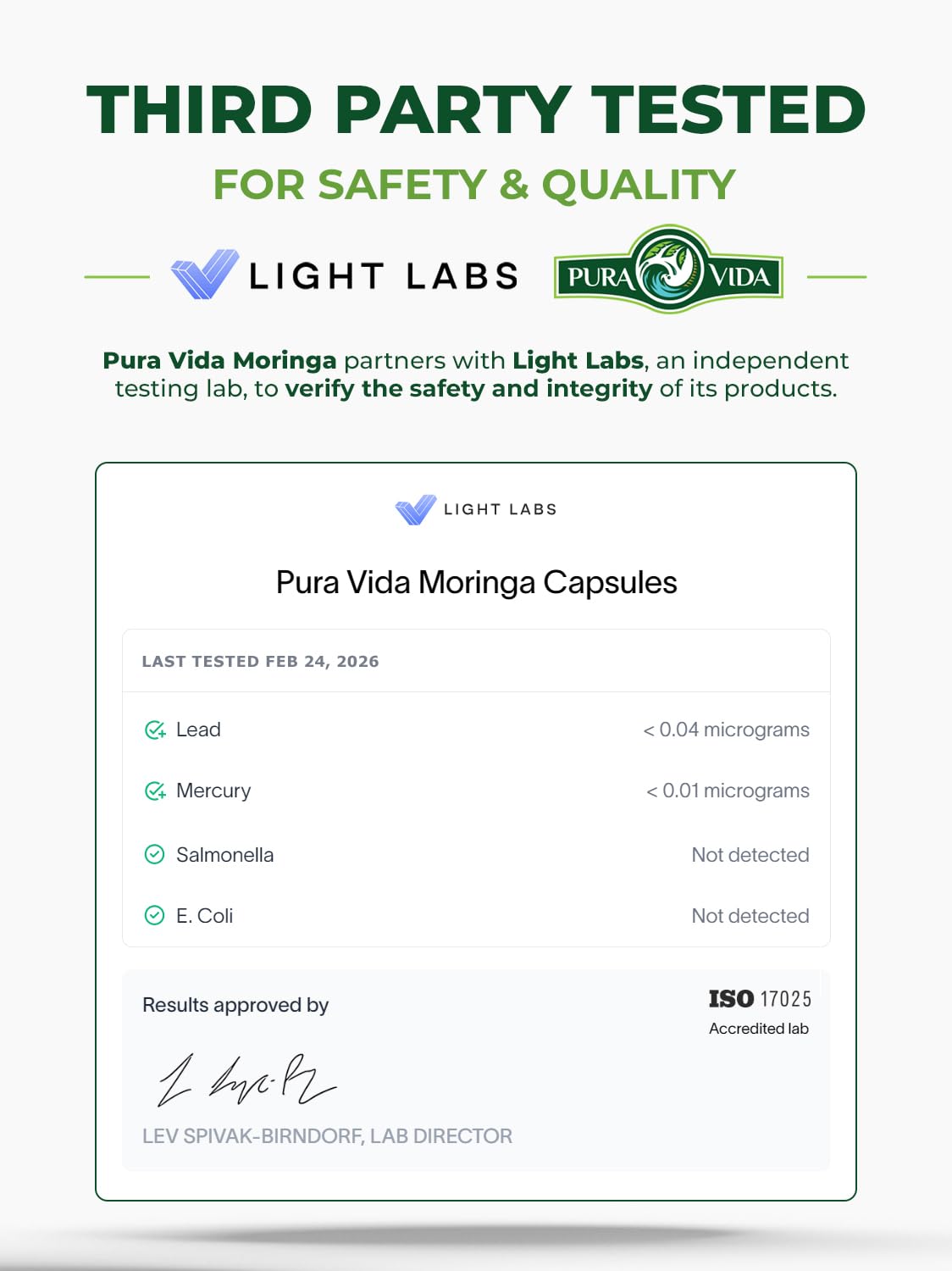 PURA VIDA MORINGA Leaf Extract Liquid Drops - USDA Organic Certified - Highly Purified, Bioavailable & Faster Absorption than Moringa Powder or Capsules - PrimeBioHealth - canada supplements
