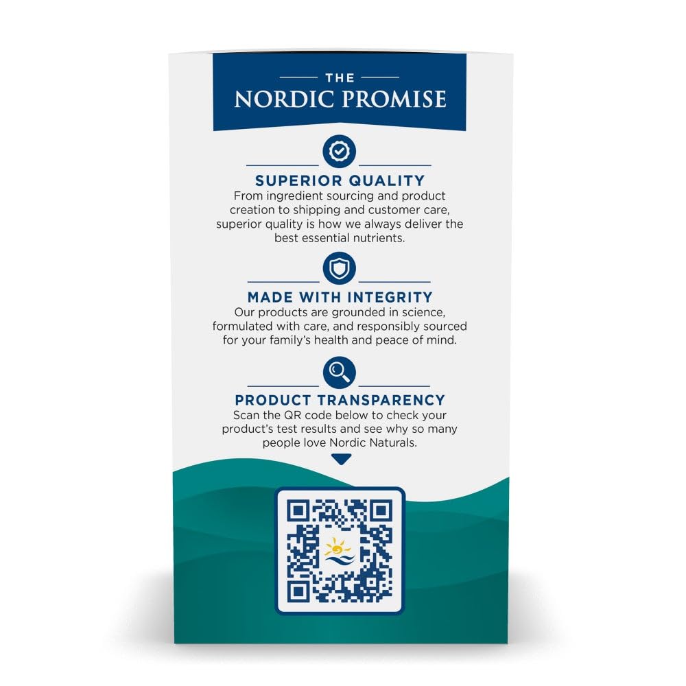 Nordic Naturals Nordic Flora Probiotic Daily - 60 Capsules - 4 Probiotic Strains with 12 Billion Cultures - Optimal Wellness, Immune Support, Digestive Health - Non-GMO, Vegan - 30 Servings