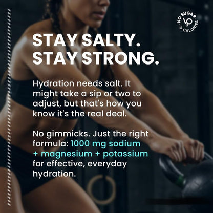 Venture Pal High Sodium Electrolyte Hydration Combo Pack | Sugar-Free Drink Mix with Sodium, Potassium & Magnesium | Keto & Vegan Friendly | Zero Calories | 32 Sticks