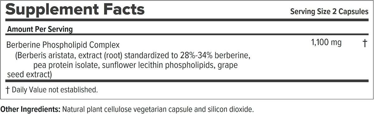 Andrew Lessman ProCaps Berberine Phospholipid Complex 30 Capsules