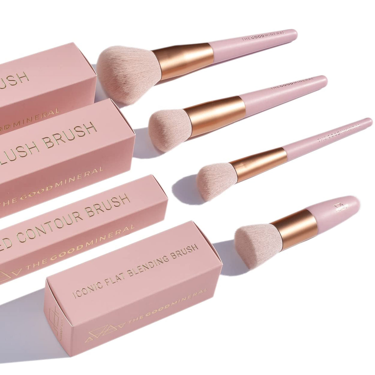 Iconic Flat Blending Brush - The Good Mineral | Best Brush for Loose Powder | Vegan THE GOOD MINERAL buy supplements Au