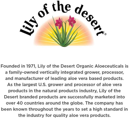 Lily of the Desert Organic Aloe Vera Juice – Inner Fillet, 16 fl oz