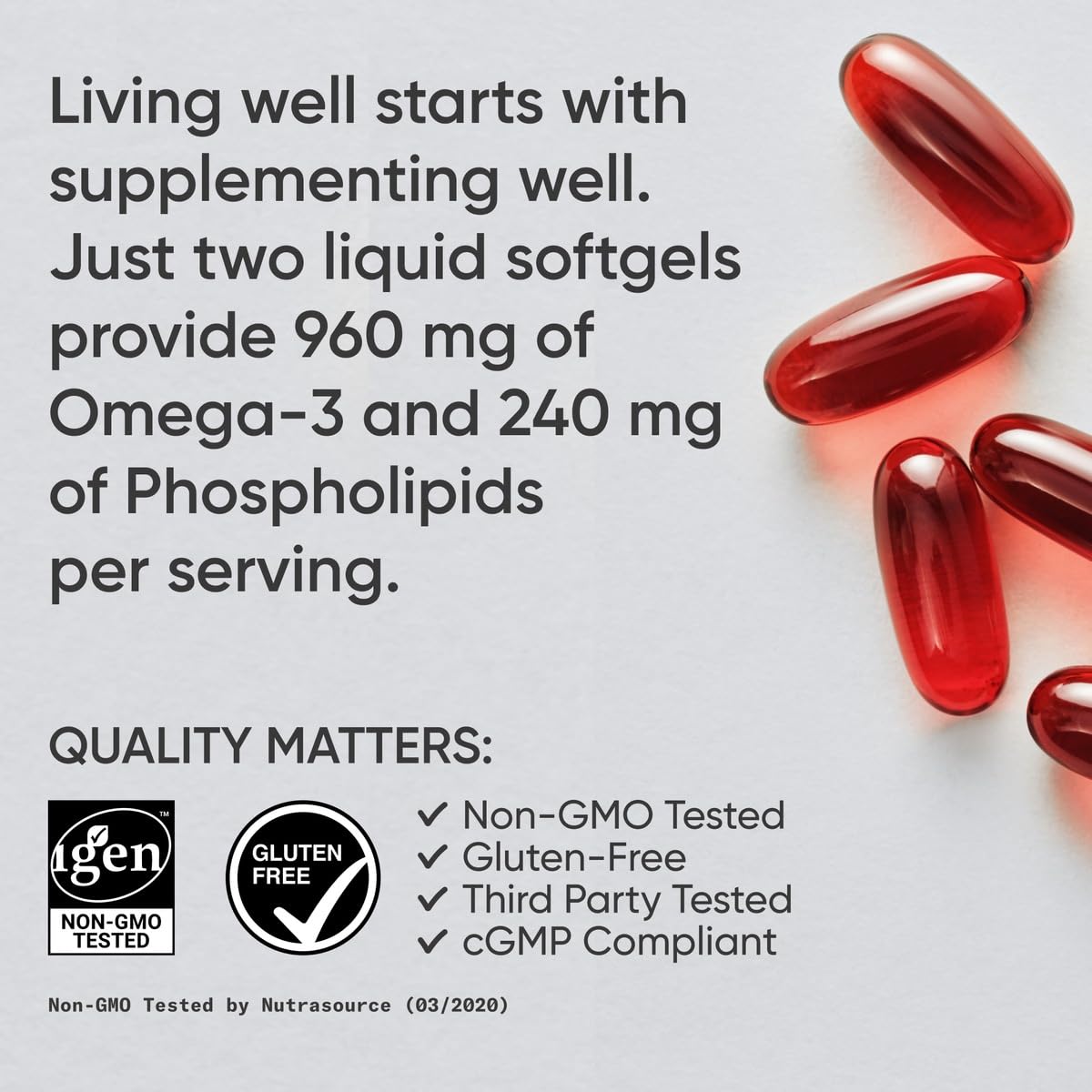 Sports Research® Omega-3 Fish Oil Bundle - Total Omega-3 2200mg (Krill, Salmon & Pollock) + Triple Strength Fish Oil 1250mg - High EPA & DHA Supplement Sports Research buy supplements Au