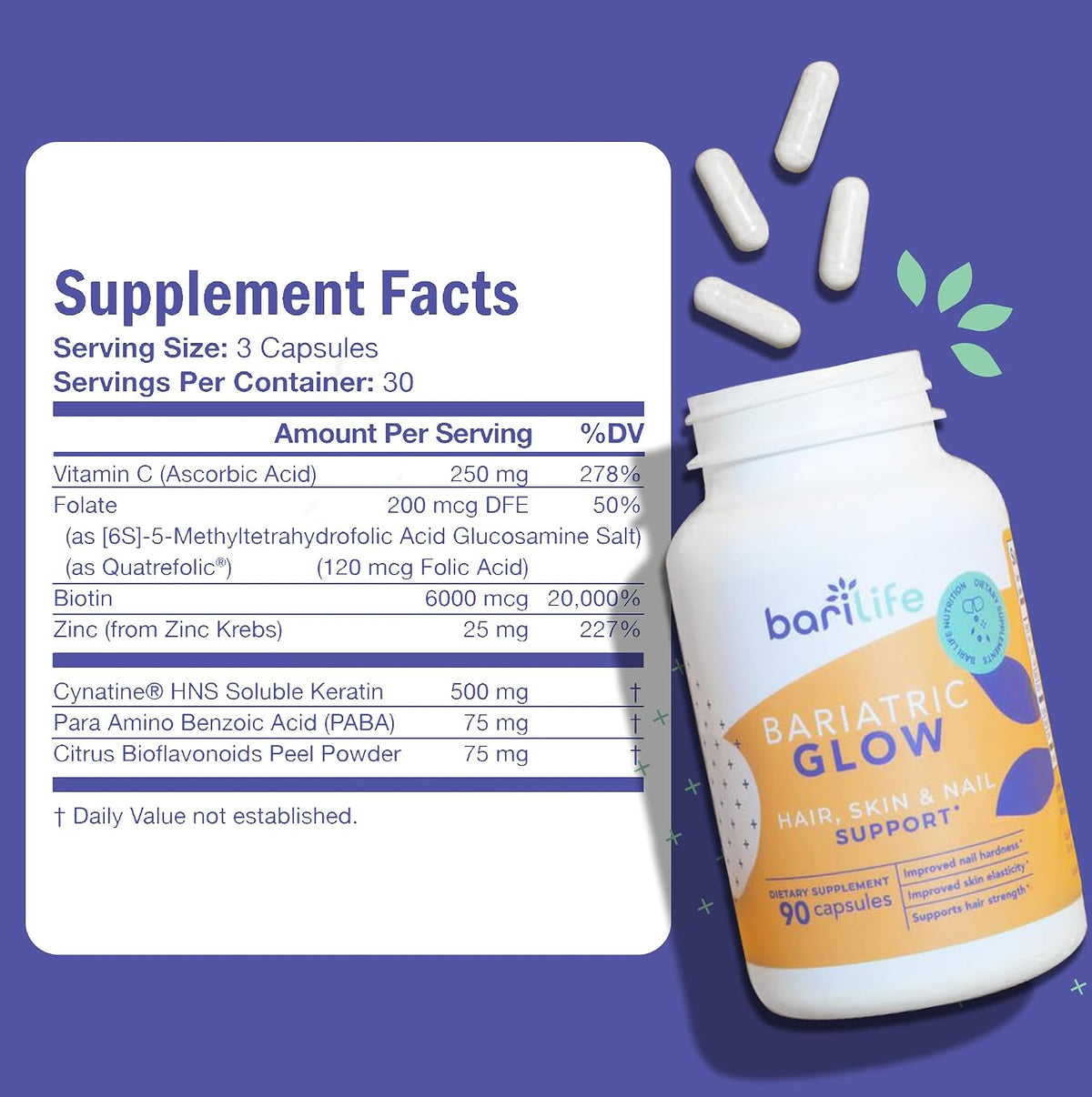 Bari Life Hair, Skin & Nails Supplement