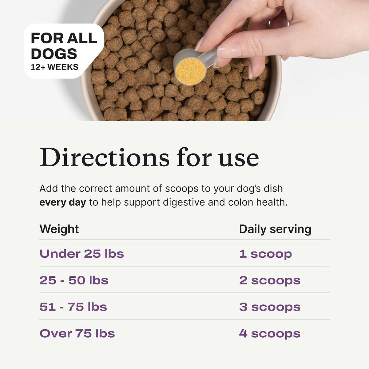 PetLab Co. Pumpkin Powder for Dogs, Supplement Powder | Fiber-rich prebiotic powder sprinkled onto food to support firm stools and a balanced gut