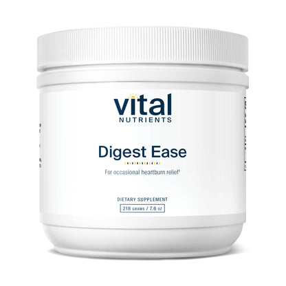 Vital Nutrients Digest Ease supplement container on a white background
