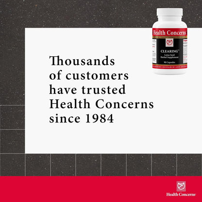 Health Concerns Clearing – Urinary Tract & Reproductive Health Support for Women – Lotus Seed Herbal Supplement – Detox, Vaginal Health, UTI Support – Traditional Chinese Formula – 90 Capsules