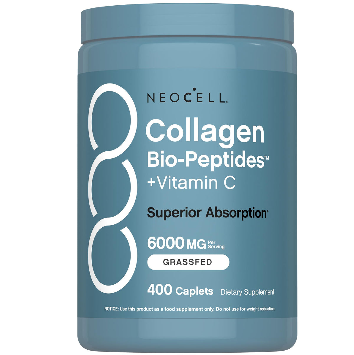 NeoCell Collagen Peptides Pills | 400 Caplets | Grass Fed | with Vitamin C | Superior Absorption Formula | for Women and Men NeoCell buy supplements Au