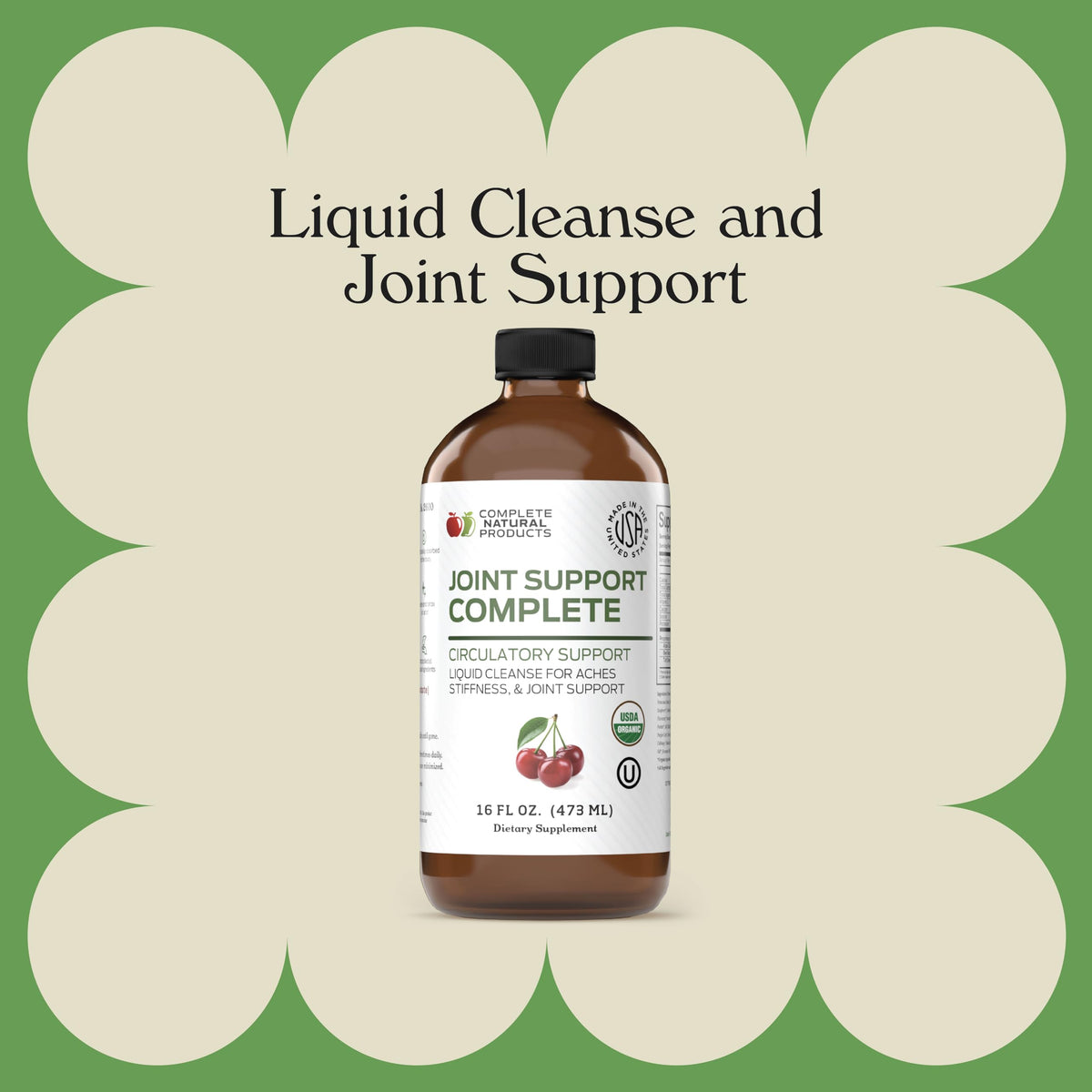 Complete Natural Products Joint Support Complete – 16 Fl Oz Organic Liquid Joint Supplement with Glucosamine Chondroitin MSM – Natural Uric Acid Cleanse & Herbal Joint Health Support for Mobility Complete Natural ProductsBuy Supplements Australia