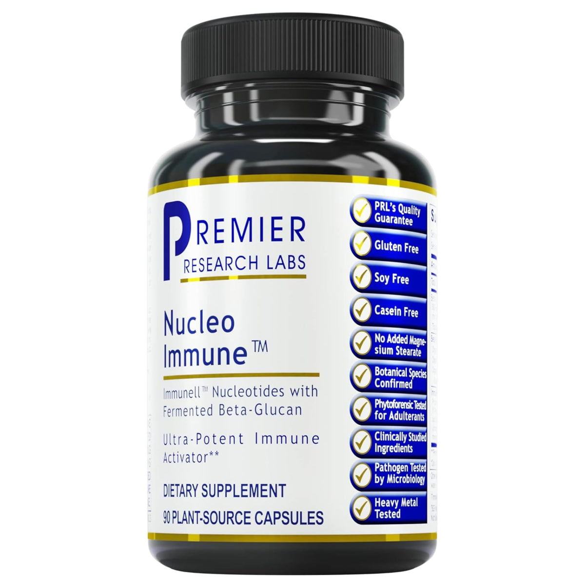 Premier Research Labs Nucleo Immune - Beta Glucan Supplements, Beta Glucans, Phytochemicals, Prickly Pear, Fiber, Immune Support - 90 Capsules Premier Research LabsBuy Supplements Australia