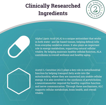 ALA & ALC Complex + Vitamin D3 K2 Bundle | Energy, Metabolism, Cognitive Support, Bone Strength, Immune Health & Daily Wellness