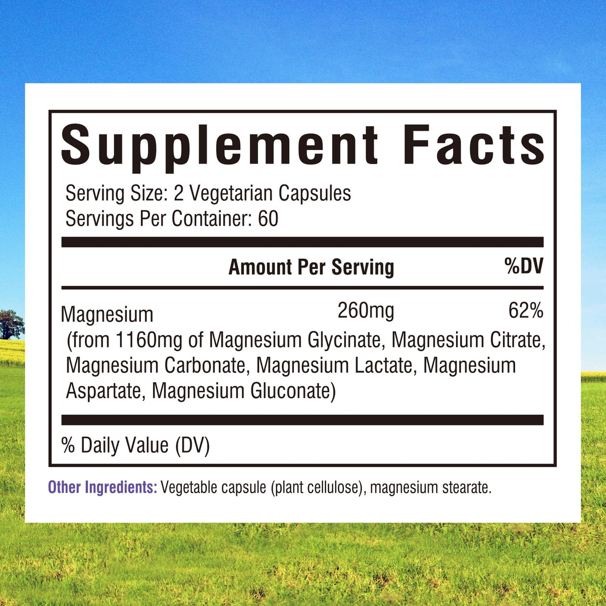 Innate Vitality Magnesium Complex 6-in-1, 1160mg Per Serving, Rest & Digestion, Magnesium Glycinate & Citrate, High Absorption, 120 Vegan Capsules Innate Vitality buy supplements Au