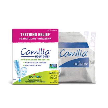 Boiron Camilia Teething Drops for Daytime and Nighttime Relief of Painful or Swollen Gums and Irritability in Babies - 30 Count Boiron buy supplements Au