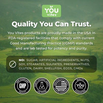 You Vites Threonix Triple Magnesium Complex - Magtein L-Threonate, Bisglycinate Chelate TRAACS & ATA Mg - Brain, Sleep, Mood & Focus Support - High Absorption, Gentle on Stomach - 120 Capsules You Vites buy supplements Au