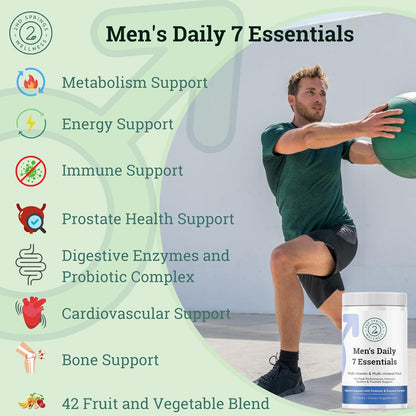 Men's Daily 7 Essentials & Vitamin D3+K2 Bundle