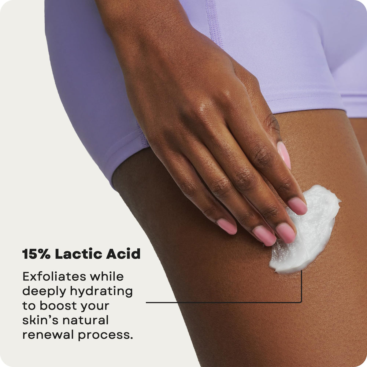 AmLactin KP Bumps Be Gone - Therapeutic Body Cream for Keratosis Pilaris - No-Scrub Exfoliator and Body Moisturizer - PrimeBioHealth - canada supplements