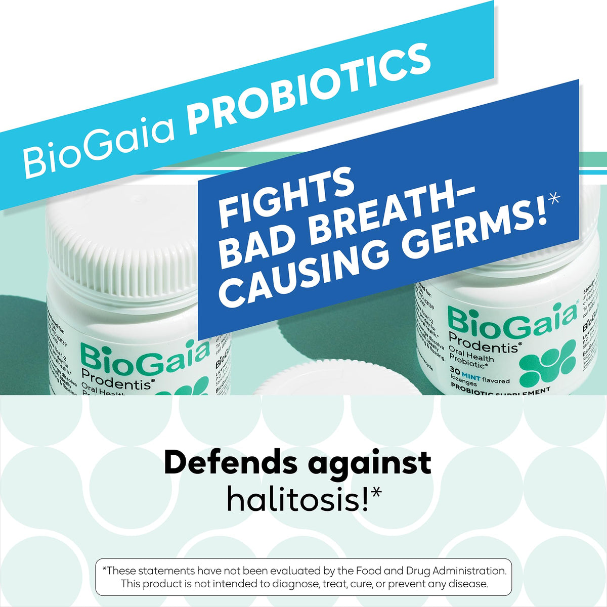 BioGaia Prodentis | Oral Probiotics | Promotes Healthy Gums & Teeth | Defends Against Bad Breath & Dental Problems | Improves Oral Health - PrimeBioHealth - canada supplements