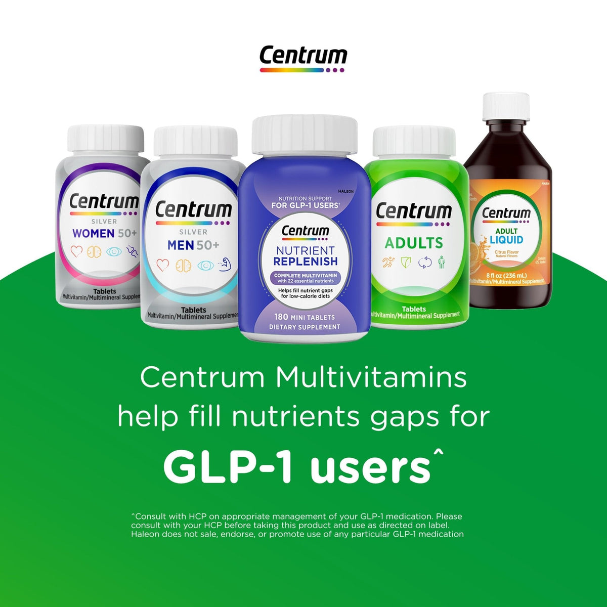 Centrum Minis Silver Women's Multivitamin for Women 50 Plus, Multimineral Supplement with Vitamin D3, B Vitamins, Non-GMO Ingredients - PrimeBioHealth - canada supplements