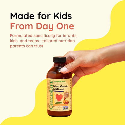 CHILDLIFE ESSENTIALS Kids Multivitamin & Mineral - Kids Vitamins, Liquid Multivitamin for Kids - PrimeBioHealth - canada supplements