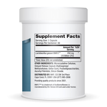 Dr. Mercola Biothin Probiotic - Lactobacillus Gasseri BNR17 - Supports Digestive Health & Metabolism - 30 Delayed-Release Capsules (30 Servings) - PrimeBioHealth - canada supplements