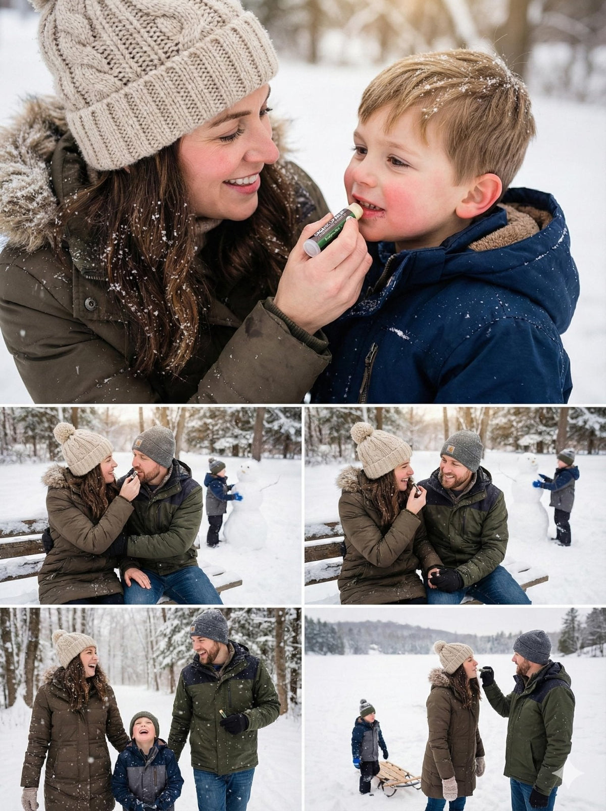 Earth's Daughter USDA Organic Lip Balm 6-Pack - Fruit Flavors, Beeswax, Coconut Oil, Vitamin E - Best Lip Repair - PrimeBioHealth - canada supplements