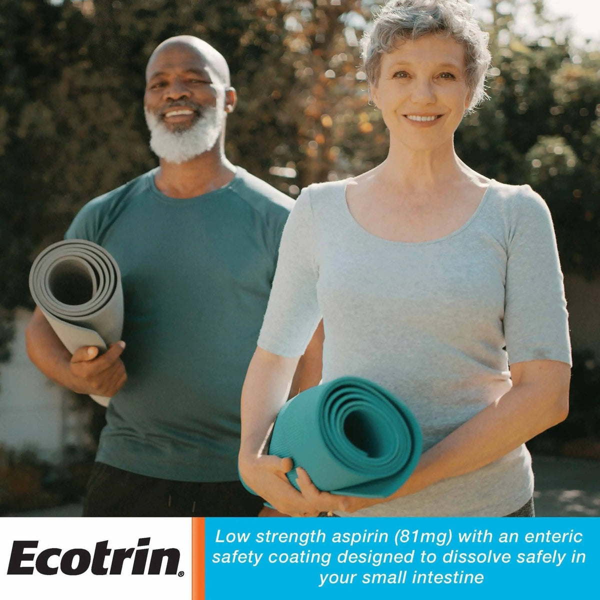 Ecotrin Low Strength Safety Coated Aspirin, NSAID 81mg, 45 count - PrimeBioHealth - canada supplements