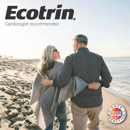 Ecotrin Safety Coated Aspirin Pain Reliever Tablets, Low Strength, NSAID 81mg, 45 ct (Pack of 3) - PrimeBioHealth - canada supplements