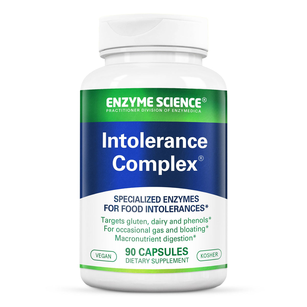 Enzyme Science Intolerance Complex, 90 Capsules Comprehensive Support for Common Digestive Sensitivities Gluten, Casein, Phenol Sensitivities - PrimeBioHealth - canada supplements