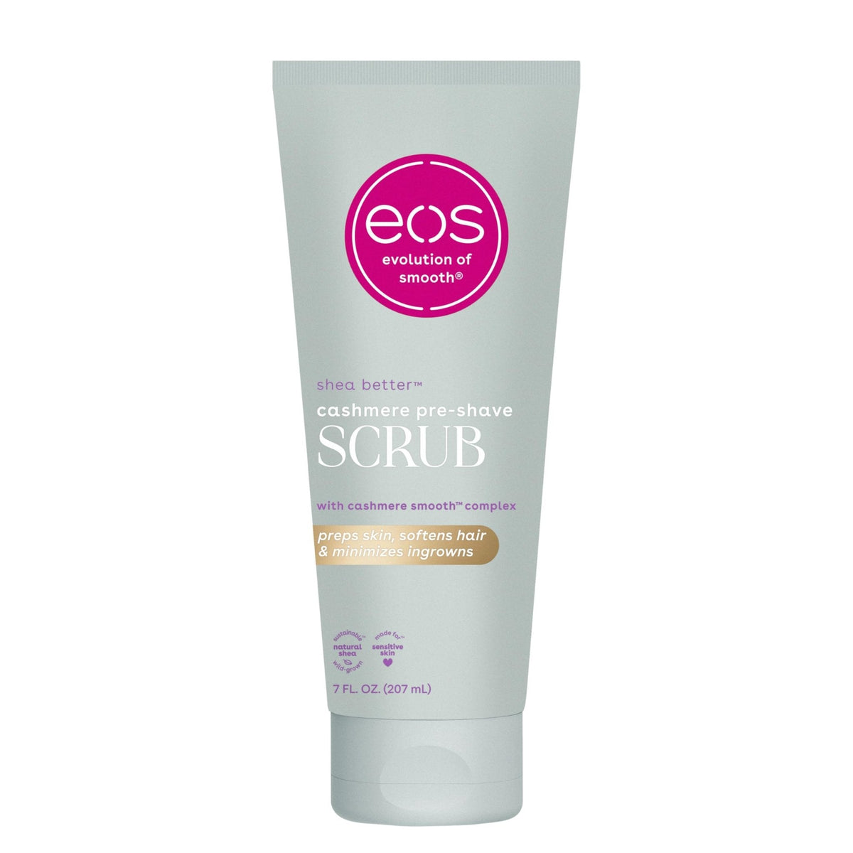 eos Cashmere Skin Collection Pre-Shave Scrub- Vanilla Cashmere, Exfoliating Body Scrub, Vanilla Body Scrub, Hydrating, Shea Sugar, 7 fl oz - PrimeBioHealth - canada supplements