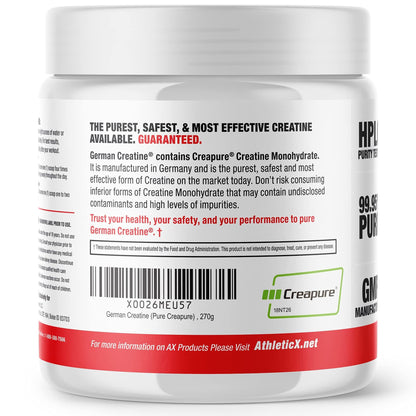 German Creatine - Micronized Creatine Monohydrate Powder, 99.99% Pure Creapure for Muscle Growth, Strength & Performance, Supports Muscle Recovery, 3rd Party Tested - PrimeBioHealth - canada supplements