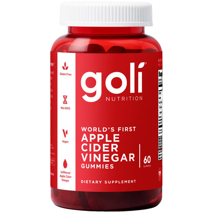 Goli Apple Cider Vinegar Gummies - Worlds First ACV Gummy with Vitamin B12, Beetroot & Pomegranate - PrimeBioHealth - canada supplements