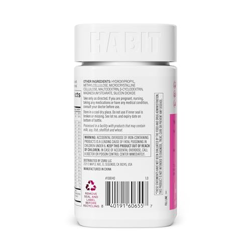 Habit Womens Multi Supplement (60 Capsules) - New Look, Supports General Health & Wellness, 23 Essential Vitamins and Minerals, Fruit extracts - PrimeBioHealth - canada supplements