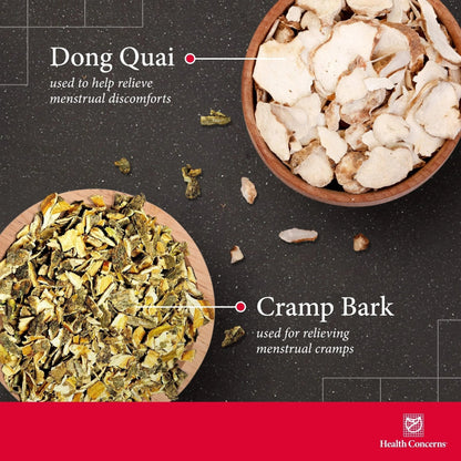 Health Concerns Cramp Bark Plus – Menstrual Cramp Relief & Hormonal Balance – Circulation Support – Dong Quai, Black Cohosh, Bupleurum & Chinese Herbs – Herbal Supplement for Women – 90 Capsules - PrimeBioHealth - canada supplements