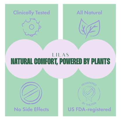LILAS Period Cramps Pain Relief Patch, 10 Pack | Instant Relief for Menstrual Cramp, PMS, Endometriosis & PCOS | 12-Hour Comfort | Natural & Vegan Topical Patches | Trusted Formula & Upgraded Design - PrimeBioHealth - canada supplements