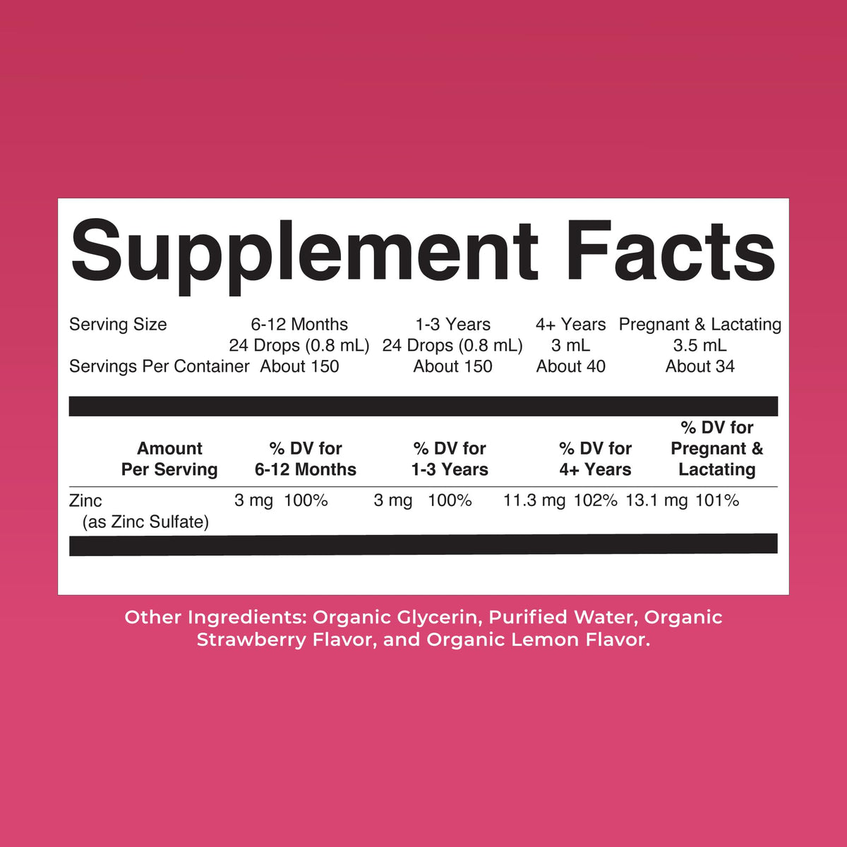 MaryRuth's Organic Liquid Zinc Supplement for Kids & Adults | Immune Support | Skin Health | Antioxidant | Cellular Metabolism | Zinc Sulfate | Vegan | Non-GMO | Sugar Free | Gluten Free | 4 oz - PrimeBioHealth - canada supplements