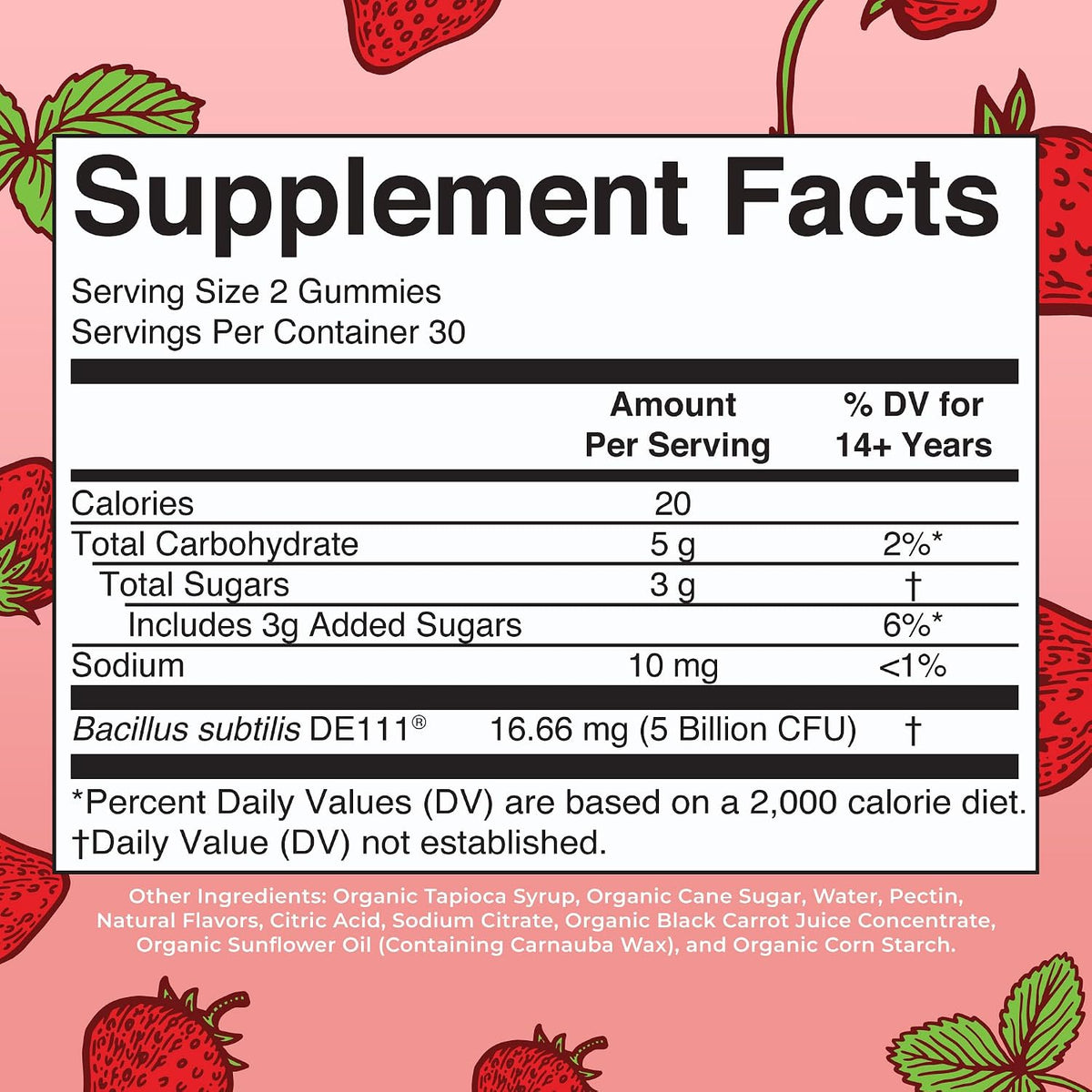 MARYRUTH'S USDA Organic Probiotic Gummies Probiotic Digestive Support | Immune Support | Digestive & Gut Health Supplement | 5 Billion CFU | Vegan | Non-GMO | Gluten Free | 60 Count - PrimeBioHealth - canada supplements