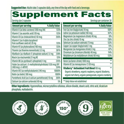 MegaFood Whole Body Womens Multivitamin - Multivitamin for Women - Vitamin D3 K2, Magnesium Citrate, Folate, Biotin, Iron - PrimeBioHealth - canada supplements