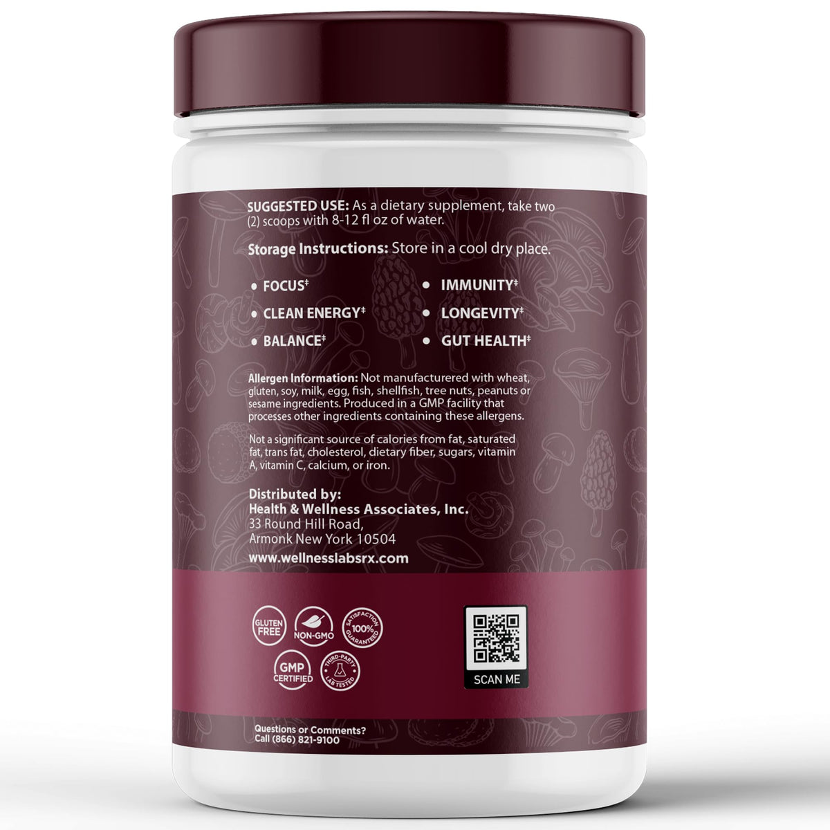 Mushroom Coffee, 90 Servings Organic Mushrooms Instant Coffea, Great Tasting Colombian Keto Coffee, 7 Superfood Mishrooms Lions Mane, Chaga, Reishi, Cordyceps, Maitake, Shiitake, and Turkey Tail - PrimeBioHealth - canada supplements