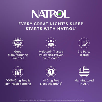 Natrol 10 mg Melatonin Gummies, Sleep Support for Adults, Melatonin Supplements for Sleeping, 90 Strawberry-Flavored Gummies, 45 Day Supply - PrimeBioHealth - canada supplements