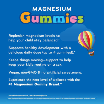 Natural Vitality Calm, Magnesium Citrate Kids Supplement, Stress Relief Gummies, Supports a Healthy Response to Stress - PrimeBioHealth - canada supplements