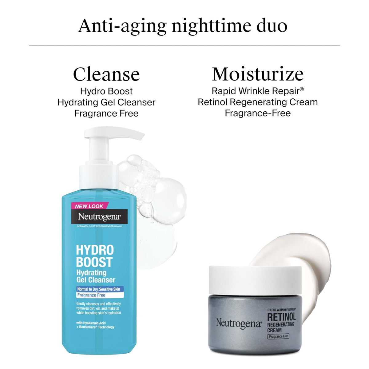 Neutrogena Rapid Wrinkle Repair, Retinol Face Moisturizer, Daily Anti-Aging Neck & Face Cream with Hyaluronic Acid, Retinol Cream - PrimeBioHealth - canada supplements