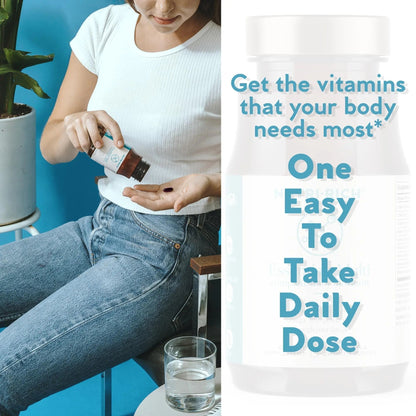 Nutri-Rich Essentials Multi | Multivitamin Supplement with Fish Oil Omega-3 for Men and Women, Supports Energy, Immune Health - PrimeBioHealth - canada supplements