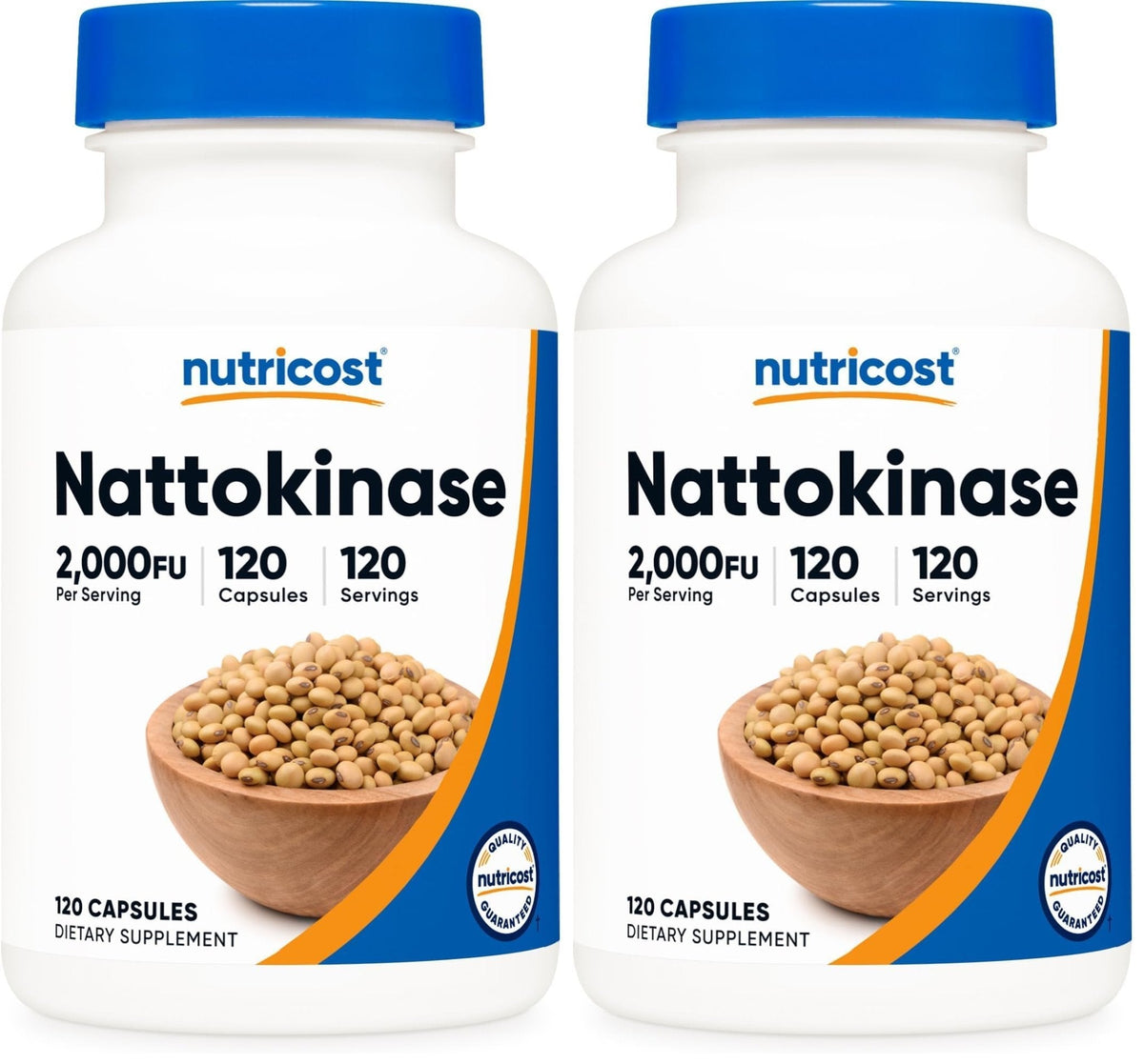 Nutricost Nattokinase 2,000FU, 120 Capsules - Gluten Free, Non-GMO, Vegetarian Friendly - PrimeBioHealth - canada supplements
