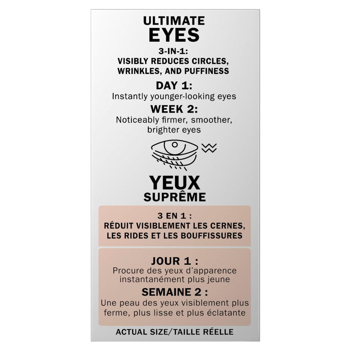 Olay Eyes Ultimate Eye Cream for Dark Circles, Wrinkles and Puffiness, 13 ml (0.4 fl. oz.) - PrimeBioHealth - canada supplements