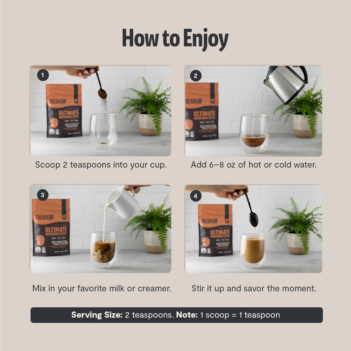 Premium Organic Mushroom Coffee – 12:1 Fruiting Body Extract – 29% Beta-Glucans – Smooth Tasting, 3rd-Party Tested for Clean Energy, No Jitters, Focus, Immune Support (15 Servings) - PrimeBioHealth - canada supplements