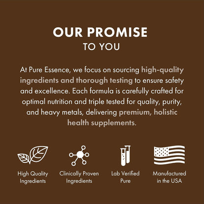 PURE ESSENCE LABS MyPure Lion's Mane 4X - Ultra Strength Brain Support Supplement for Cognitive Health, Focus, Memory & Mental Clarity, 60 Capsules - PrimeBioHealth - canada supplements