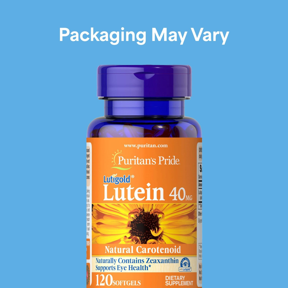 Puritan's Pride Premium Lutigold™ Lutein Carotenoid 40mg with Zeaxanthin for Men and Women, Dietary Supplement for Eye Health Support - PrimeBioHealth - canada supplements