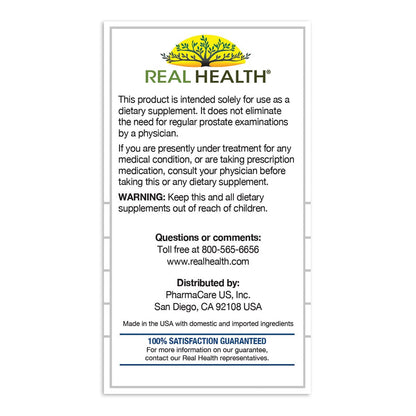 Real Health The Prostate Formula - Prostate Health Supplements for Men, Saw Palmetto Formula for Healthy Bladder and Urinary Support, - PrimeBioHealth - canada supplements